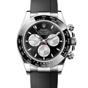 Daytona “Baby Le Mans” Black Dial White Gold Oysterflex