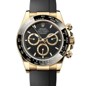 Daytona Black Dial Yellow Gold Oysterflex 40mm