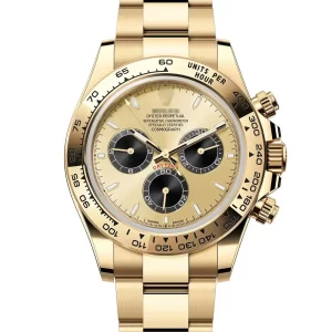 Daytona 40 Golden Black Dial Yellow Gold Oyster