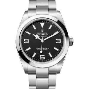 Explorer Stainless Steel Black Dial 40mm