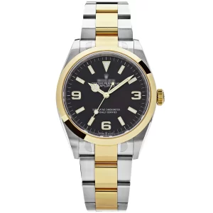 Explorer Yellow Gold Stainless Steel Black Dial 36mm