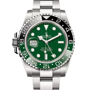 GMT-Master II “Sprite” Green Dial White Gold Oyster 40mm