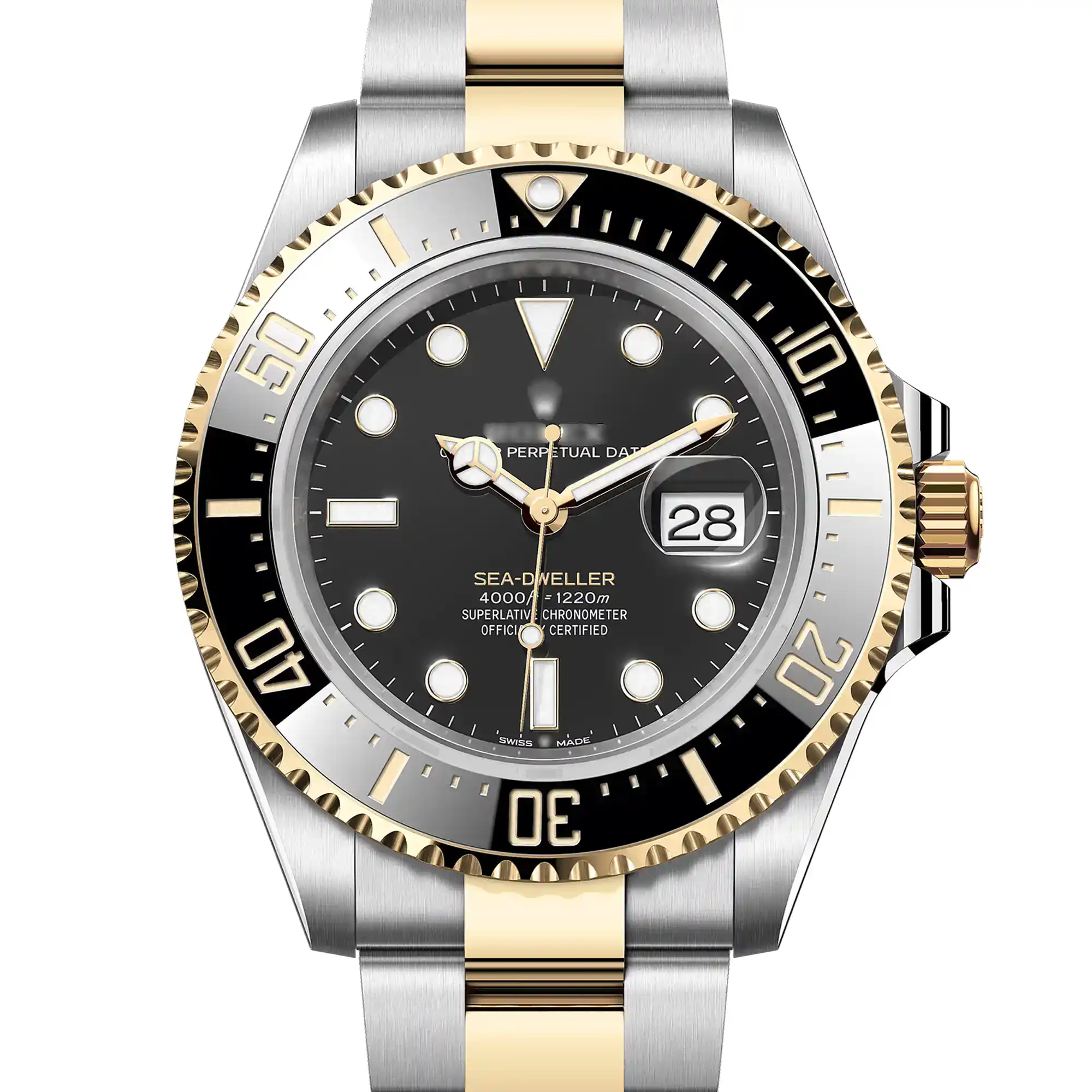 Sea-Dweller Yellow Gold Oystersteel Black