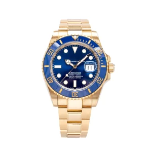 Submariner 41mm “Bluesy” Yellow Gold